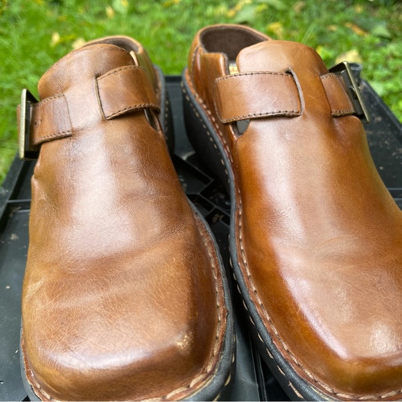 Clogs Brown Leather almost new - Picture 7 of 8
